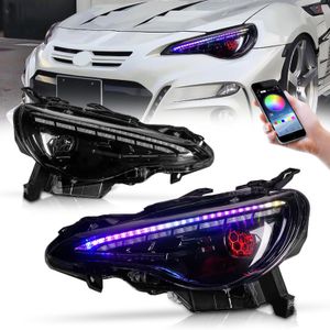 Auto Koplampen Voor Subaru BRZ/Toyota 86 2012-20 21 Koplamp Full LED Voorlamp RGB Ontwerp running Light Richtingaanwijzer