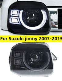 Auto Koplampen Voor Suzuki Jimny 2007-20 15 Defender Stijl Lichten Alle Led-dagrijverlichting Richtingaanwijzer lens Koplamp