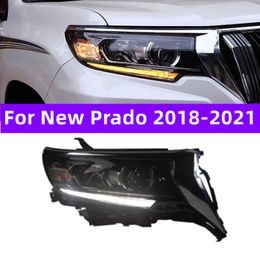 Remplacement de phares de voiture pour Toyota nouveau Prado 20 18-20 21 Cruiser LED lumières DRL Signal phare avant