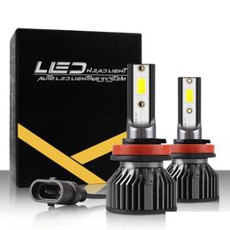 Phares de voiture S6 phare LED H1 H3 H7 H11/H8/H9 9005/Hb3/H10 9006/Hb4 9012 880/881/H27 H4/Hb2/9003 H13/9008 9004/Hb1 9007/Hb5 Lig Dheby