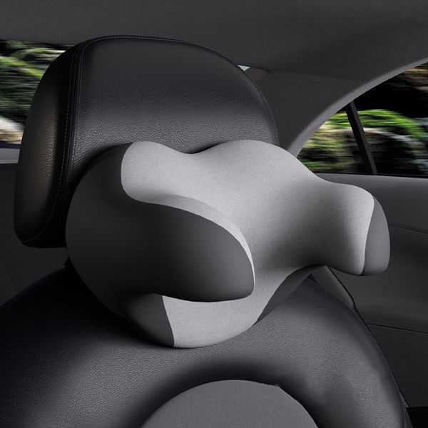 Appui-tête de voiture mousse à mémoire de forme intérieur Auto s tête cou protecteur doux coussin oreiller pour homme enfants voyage repos accessoire