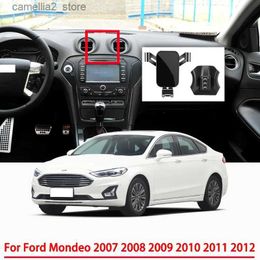 Autohouder Auto-accessoires Mobiele telefoonhouder voor Ford Mondeo 2007 2008 2009 2010 2011 2012 Zwaartekrachtnavigatie Speciale beugel GPS-ondersteuning Q231104