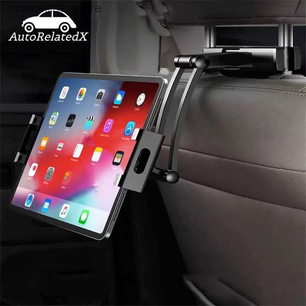 Soporte para automóvil Asiento trasero para automóvil Reposacabezas Soporte para teléfono Soporte para tableta estirable Soporte de ajuste de almohada trasera para iPad Montaje en asiento trasero automático Q231104