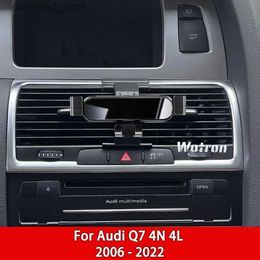 Autohouder Auto Mobiele Telefoon Houder Voor Audi Q7 Q8 4N 4L 2016-2022 360 Graden Roterende GPS Speciale Mount Ondersteuning Navigatie Beugel Q231104