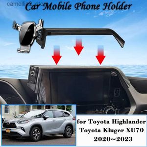 Autohouder Auto Mobiele Telefoon Houder Voor Toyota Highlander Kluger XU70 8 