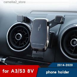 Support pour voiture Support de téléphone de voiture pour audi a3 8v sportback accessoires S3 8V support de téléphone support de navigation 2015 2014 2016 2017 2018 2019 2020 Q231104