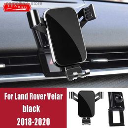 Autohouder Autotelefoonhouder voor Land Rover Range Rover Velar Evoque Sport RRS L494 Gravity Stand Air Vent Navigatiebeugel Accessoires Q231104