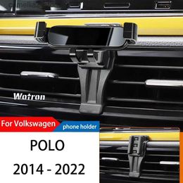 Autohalter Autotelefonhalter für POLO 2014-2022 GPS Special Gravity Navigation Handyhalterung 360 Grad drehbarer Ständer Q231104