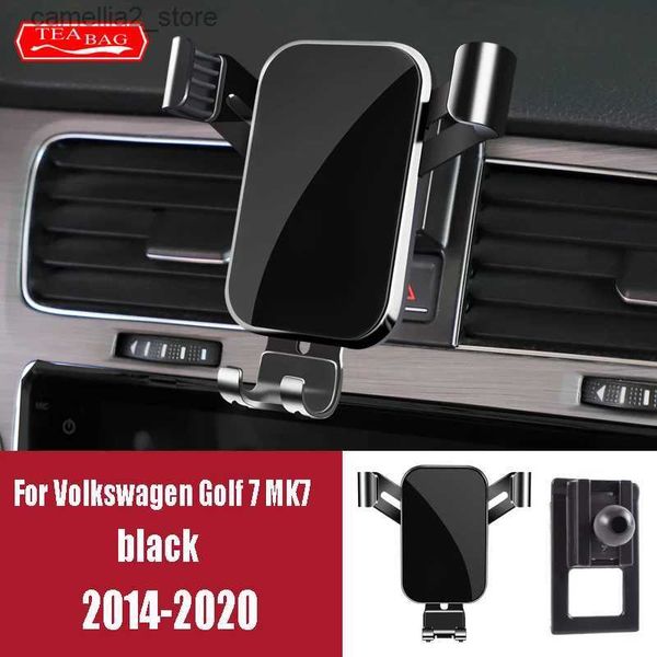 Soporte de automóviles Teléfono de automóvil para VW Golf 7 8 Mk7 Mk8 Arteon 2014-2020 Soporte Especial de navegación de ventilación de aire de montaje Q231104