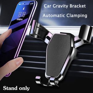 Support de voiture pour téléphone Air Vent Clip Mount Support de cellule mobile Smartphone GPS Support pour iPhone 13 12Pro Max Samsung