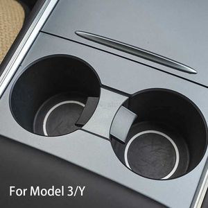 Support de voiture pour tesla modèle 3 2019 – 2022 2023/modèle y, contrôle Central, limiteur de tasse d'eau, porte-gobelet fixe, accessoires d'intérieur de voiture L231153