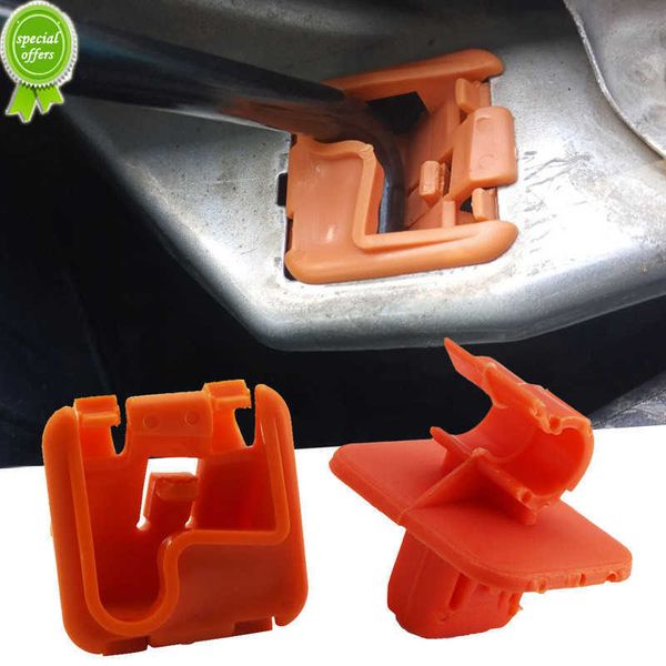 Soporte de barra para capó de coche, soporte de Clip de hebilla, accesorios de coche naranja para Skoda Roomster Fabia Octavia MK2 2004 - 2012 2013