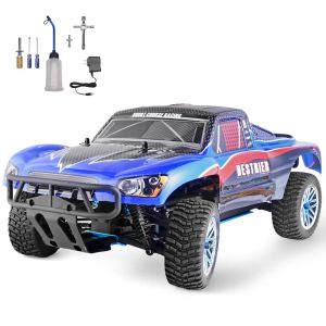 Voiture HSP RC Car 1:10 Échelle 4 roues motrices Two Speed RC Toy Nitro Gas Socice Off Road Road Road Course Camion 94155 Hobby Hobby Temote Control