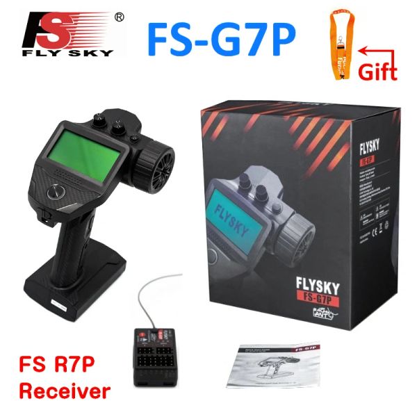 Émetteur G7P Flysky G7P avec récepteur R7P 7ch 2.4g Protocole Ant Remote Controller pour les bateaux de voitures