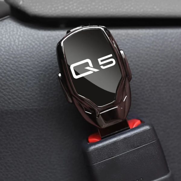 Accesorios interiores de automóviles Logotipo automático Centro de hebilla de cinturón de seguridad personalizado para Audi Q5