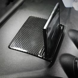 Interior del coche, fibra de carbono, Control Central, pantalla de navegación, decoración, pegatina, cubierta, estilo de coche para Audi A3 S3 2014-2018, accesorios 270a