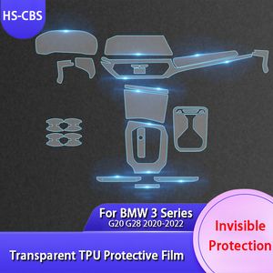 CAR CENTRO DE CAR CENTRO CONTRO TPU Transparente TPU Película de reparación anti-Scratch Film para BMW 3 Series G20 G28 2020-2022