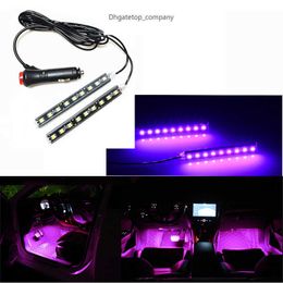 Auto interieur led foot sole decoratie lichtstrip voor hyundai ix35 ix45 ix25 i20 i30 sonata verna solaris elantra accent