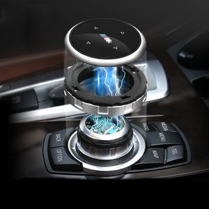 Pegatina de coche para Interior botones Multimedia cubierta accesorios para BMW 1 2 3 4 5 7 Series X1 X3 X4 X5 X6 F30 E90 E92 F10 F15 F16 F34 F07 F01 E60 E70 E71