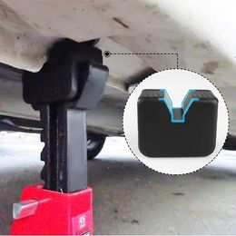 Auto Jack Rubber Pad Car Sleuft Lift Jack Stand Rubberen Kussens ADAPTERS FRAME RAIL KNIF TIP THIP THILLIAAL REPARATION Gereedschap