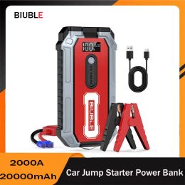Carter de saut de voiture Batterie Portable Banque d'alimentation 12V Éclairage d'urgence puissant Booster rapide Chargeur Auto Dispositif