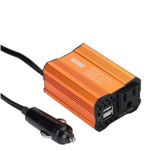 Car Jump Starter Power Inverter 150W Power Dual USB 3.1A 12V a 100V Adaptador de cargador de automóviles Drop Delivery Móviles Motocicletas Electroni Dhjp7