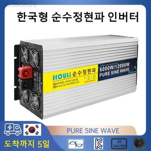 Auto Jump Starter Power Pure Sinwave Koreaanse Type 60Hz 10000W 24v Inverter 12000W HKD230710