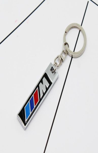 Accessoires de clés de voiture pour trois couleurs m Amg Metal Key Ring en alliage zinc chaîne6159436