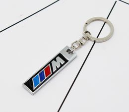 Accessoires de clé de voiture pour trois couleurs M Audi AMG porte-clés en métal chaîne en alliage de Zinc