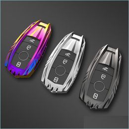 Auto Key Car Case ER -tas voor een C E S Klasse W221 W177 W205 W213 Accessoires Keychain Carstyling Holder Shell Drop Delivery 2022 Mobiele DHAUI