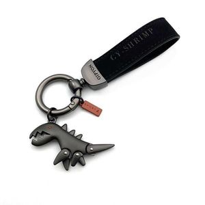 Auto Key Carbon Fiber Leather Keychain Buckle Sieraden Key Rings voor Renault RS Line Clio Megane Scenic Laguna Logan Koleos Sandero CAR X0718