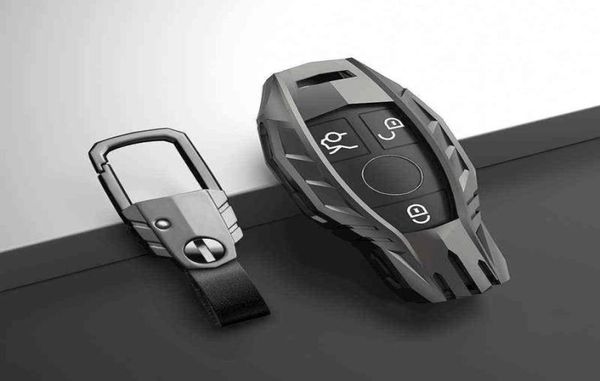 Couverture de cas de clé de voiture pour Mercedes AMG A C E S Série E200L E300L C260L E260 W204 W212 W176 CLA GLA ACESSORIES DE CAR CORD