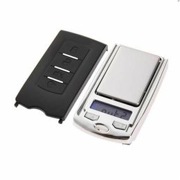 Échelles de conception de clés de voiture 100g 200g x 0,01g Mini Mini Electronic Digital Jewelry Scale Balance Pocket Gram LCD Affichage