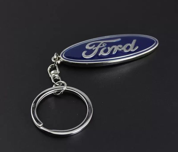 LLavero de Metal 3D con anilla, llavero con logotipo de coche, llavero con aleación inc, Llaveros Chaveiro para Ford Fiesta EcoSport ESCORT focus