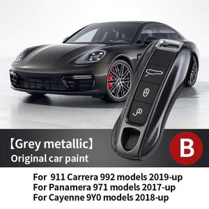 Chave do carro para porsche macan boxster cayman panamera 718 911 taycan caso chave do carro keyless capa escudo acessórios do carro protetor c283z