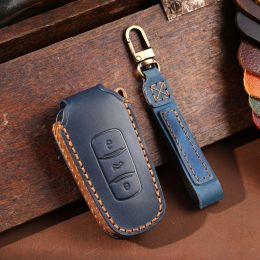 Autosleutel Pouch Leather Case Cover Fob Houder Sleutelhanger Sleutelhanger Shell voor Geely Atlas NL3 EX7 Emgrand X7 EmgrandX7 SUV GT GC9 Borui