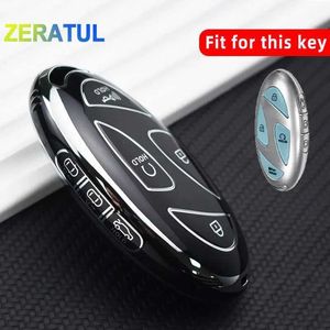 Autosleutel Shell Fob Houder voor Nieuwe Kona SX2 voor Hyundai IONIQ 6 Nieuwe Grand Prix GN7 TPU Autosleutel case Klep Accessoires