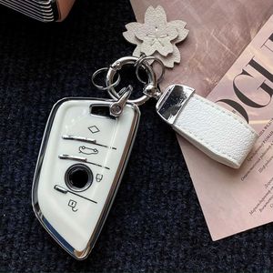 Auto sleutel TPU -stijl Auto Key Case Shell FOB voor BMW F10 F20 F30 G20 G30 F15 F16 G01 G02 G05 G07 X1 X3 X4 X5 X5 X6 1 3 5 7 Series Accessoires T240509