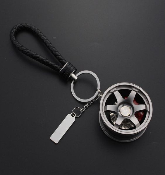 Keychain Car Keychain Aluminium Alloy Rim Model Rays TE37 Wheel Keyring For Auto Accessories Moto Key Ring For Keys Key Key Chains Trinket5361856