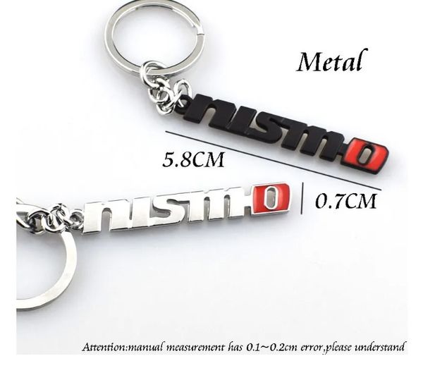 Porte-clés de voiture porte-clés porte-clés pour Nissan Nismo Almera Juke Qashqai Tiida X Trail Note Teana 350Z 370Z pendentif de style