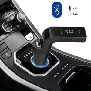 Kit voiture transmetteur FM Bluetooth mains libres Type Radio lecteur MP3 Radio chargeur USB Kit mains libres allume-cigare superbe