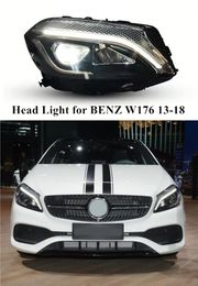Auto Lamp Voor Benz W176 Led-dagrijverlichting Head Light 2013-2018 Richtingaanwijzer Koplamp Grootlicht Lens