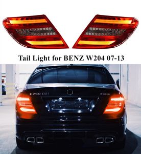 Lampe de voiture pour BENZ W204 LED clignotant feu arrière 2007-2013 frein de course arrière feu arrière accessoires automobiles