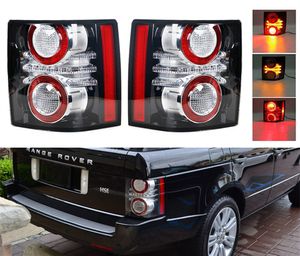 Lampes de voiture L322 LED Feux arrière pour Range Rover Vogue 2010 2011 2012 Feu arrière OEM Feu arrière de frein LR010773 LR031755 Pièces de rechange automobiles Rouge fumée