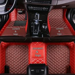 Tapis de voiture en cuir pour Audi Q5 8R 2016 2015 2014 2013 2012 2011 2010 2009 Tapis de sol de voiture imperméables et anti-poussière accessoires intérieurs pièces de protection