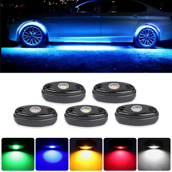 Luz de chasis LED para automóvil Luces externas Universal Modificar Lámpara de ambiente impermeable para vehículos Camiones Autobuses Excavadoras Fellers Road Rollers Yacht Deck