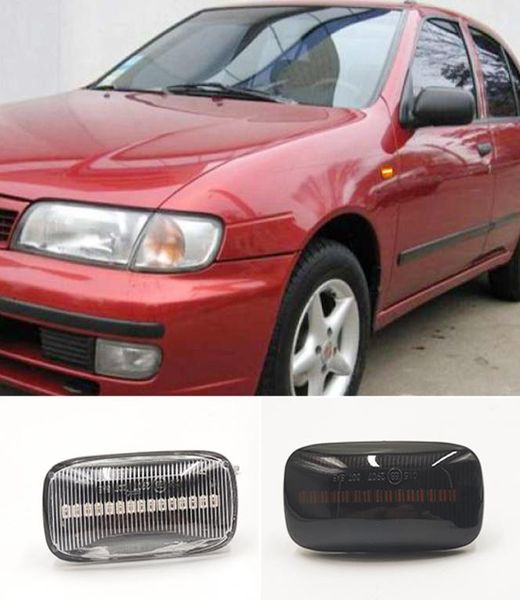 Clignotant dynamique Led de voiture, marqueur latéral, indicateur de lampe de garde-boue, pour Nissan Maxima Almera Pulsar N15 Cefiro A32 199520003978966