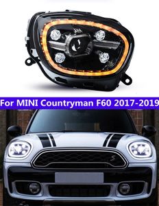 Linterna LED para cabeza de coche para MINI Countryman F60 faro LED 17-21 DRL luces de circulación de señal de giro Luz De Carretera