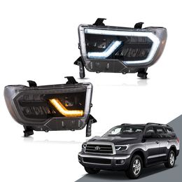 Auto LED Koplampen voor Toyota TUNDRA 20 07-20 13/SEQUOIA 20 08-20 18 LED Lens koplamp Montage