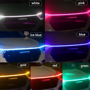 Carreau à LED de voiture Light Flexible Strip Auto Modified Front Front Phillight 12V Car Daytime Lights Bar Drl Cuttable Lampe décorative